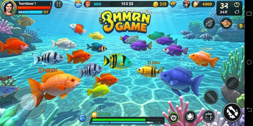 Tampilan gameplay seru dalam permainan Tembak Ikan 34R.