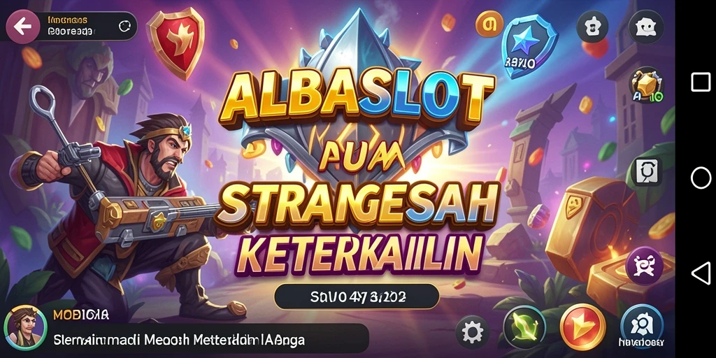 Screenshot utama ALBASLOT menampilkan gameplay seru dalam strategi.