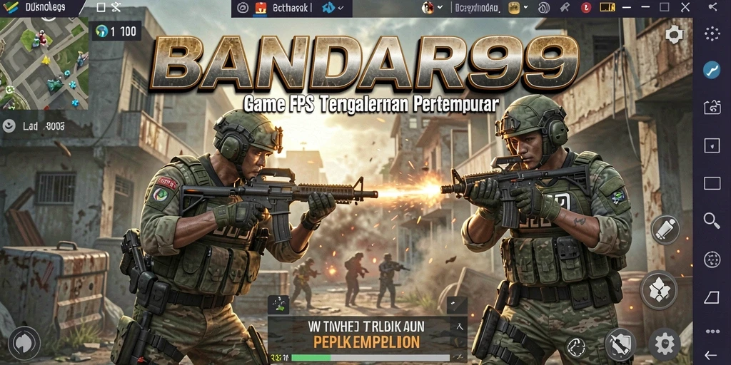 Screenshot gameplay yang menampilkan aksi intens di BANDAR99.