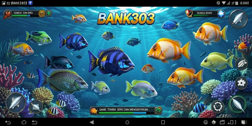 Tampilan menarik dalam gameplay Tembak Ikan BANK303.
