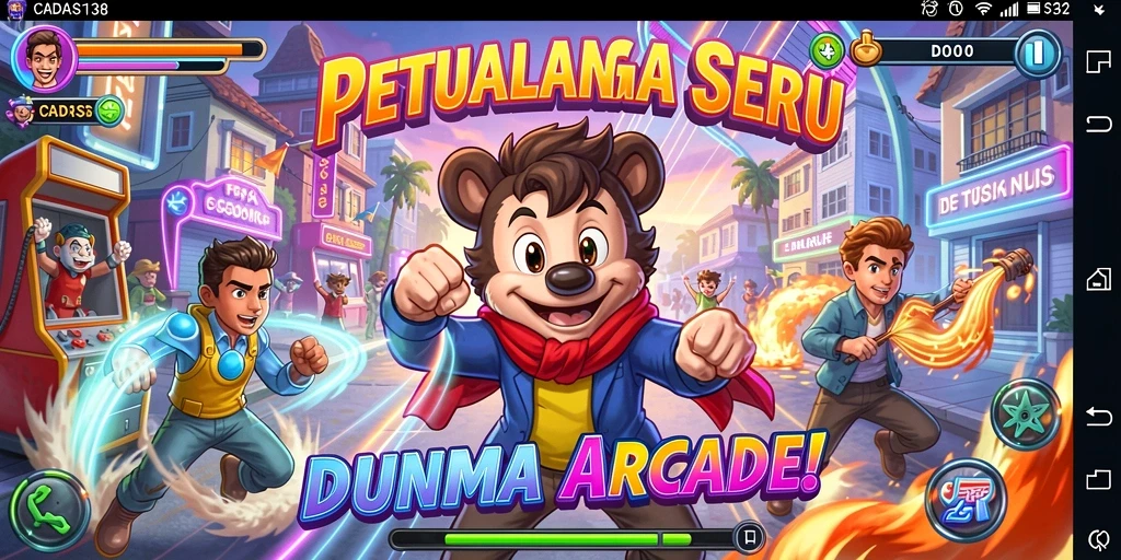 Tangkapan layar <strong>CADAS138</strong> yang menampilkan aksi seru dalam gameplay Arcade.