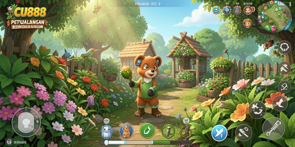 Tampilan gameplay <strong>CU888</strong> yang menarik dan interaktif di dunia pertanian.