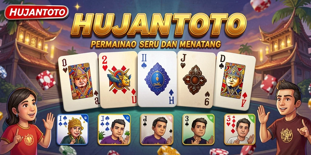 Screenshot gameplay <strong>HUJANTOTO</strong> menampilkan keseruan bermain Domino.