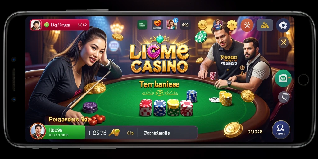 Tampilan gameplay Live Casino yang menakjubkan dan interaktif di ID098.
