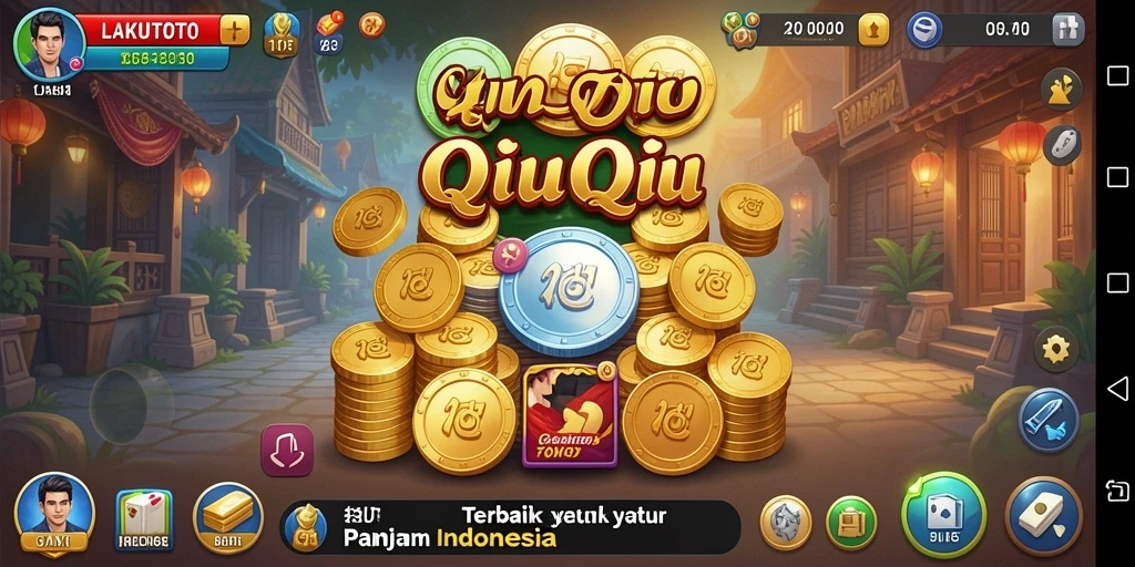Screenshot gameplay QiuQiu yang seru di LAKUTOTO.