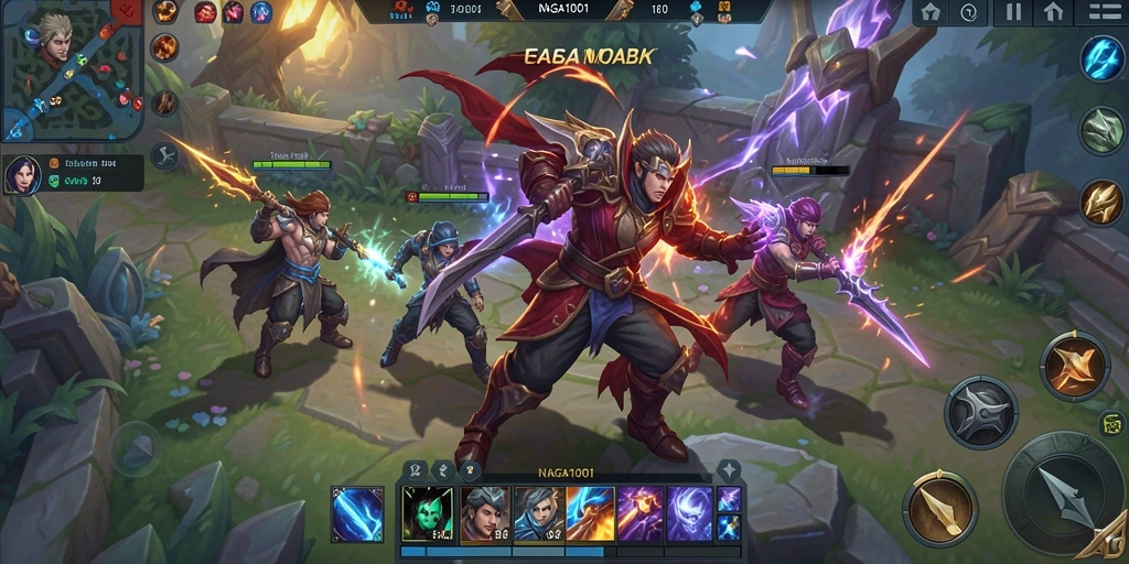 Tampilan gameplay epik dari NAGA1001 yang menegangkan.