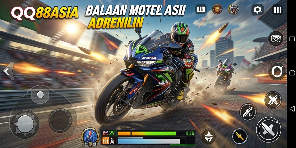 Tampilan gameplay seru dan mendebarkan di QQ88ASIA.