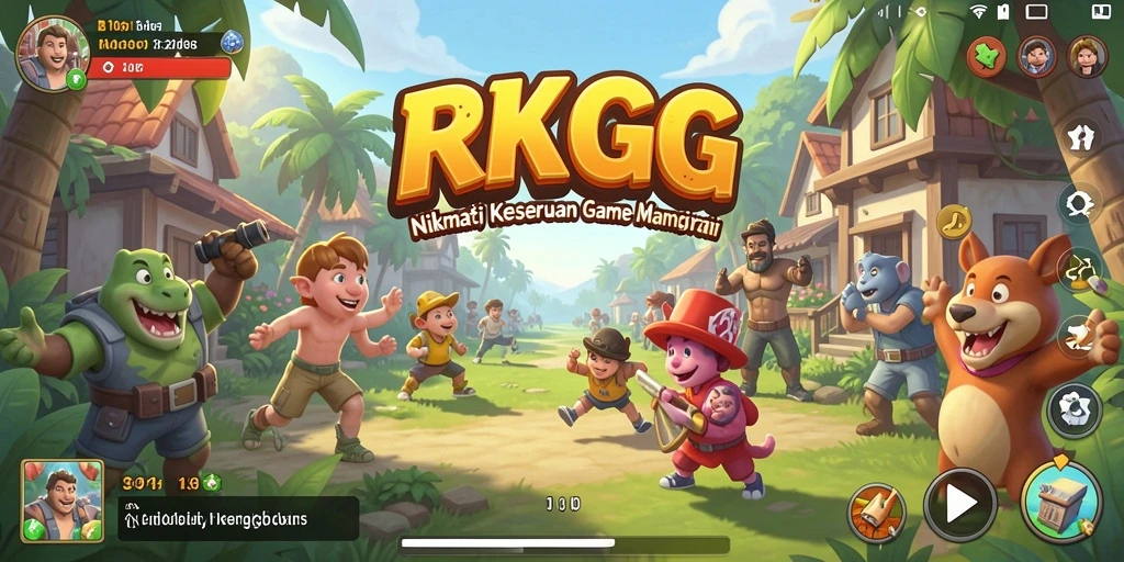 Tampilan gameplay RKGG yang menarik dan penuh warna.