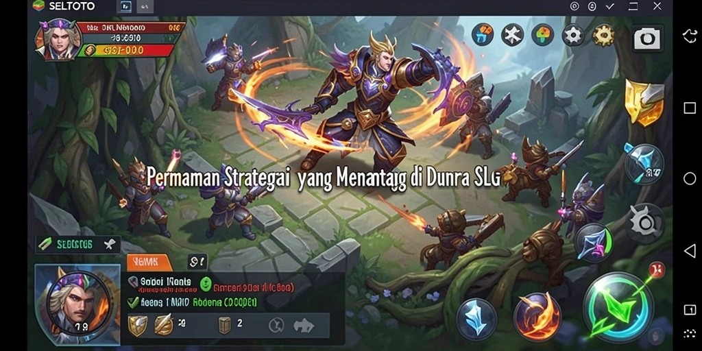 Tampilan gameplay SLG yang menantang dan menarik di SELTOTO.