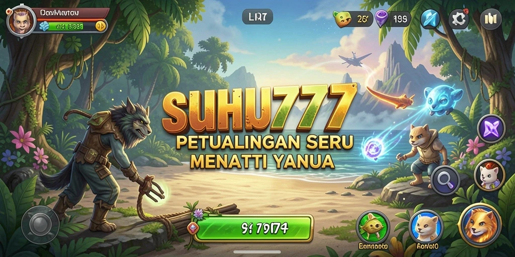 Menampilkan gameplay mendebarkan di dunia petualangan SUHU777.