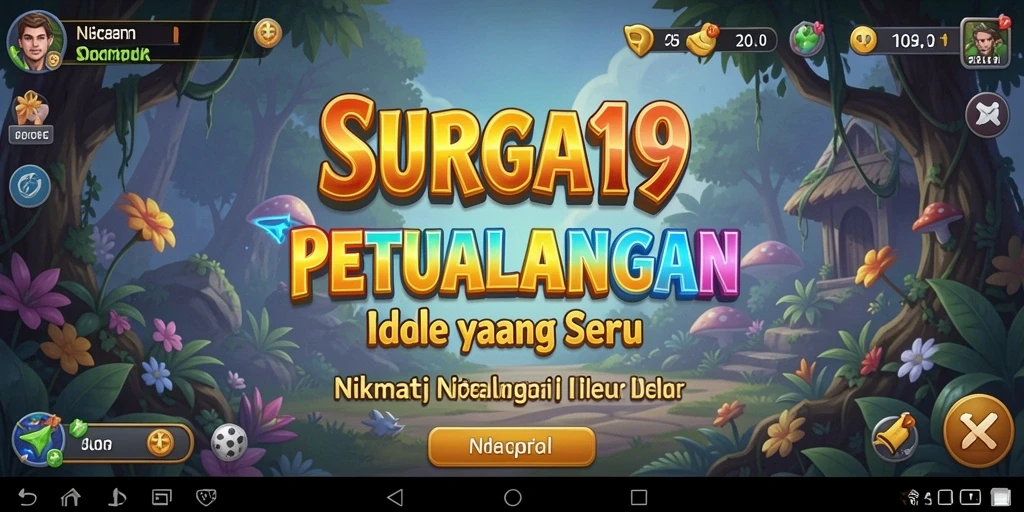 Tampilan gameplay SURGA19 yang menarik dan penuh aksi Idle.