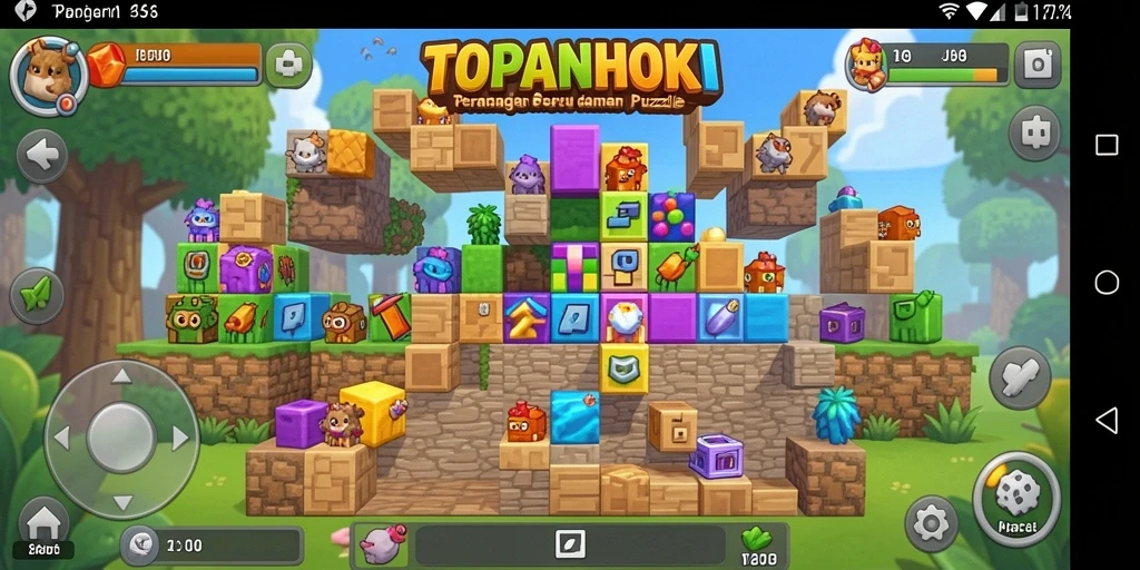 Tampilan gameplay seru dari TOPANHOKI yang penuh tantangan.