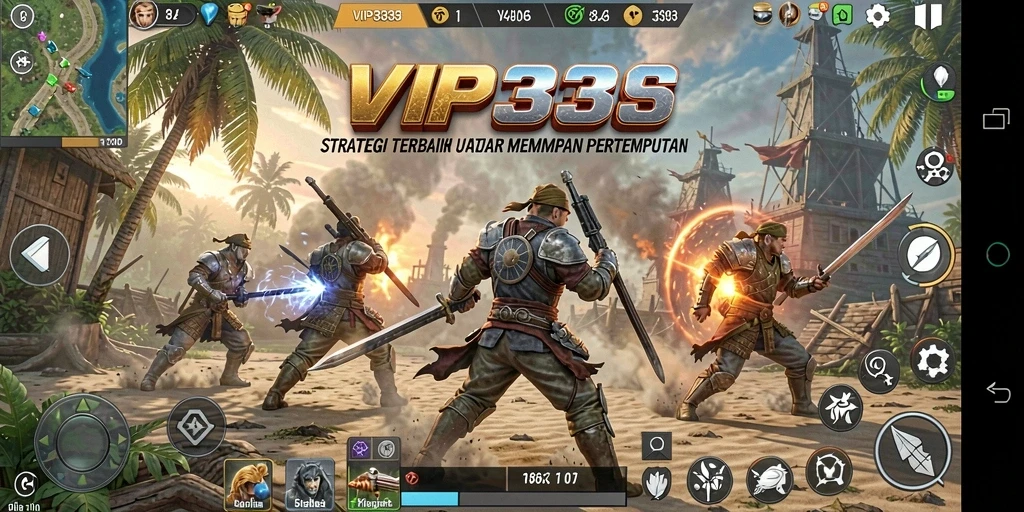 Tampilan gamplay VIP333 dengan strategi mendalam dan taktik yang kompleks.